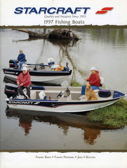 1997 Starcraft Fishing Catalog Cover