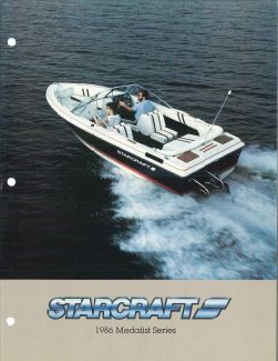 1986 Starcraft Medalist Series Catalog Cover