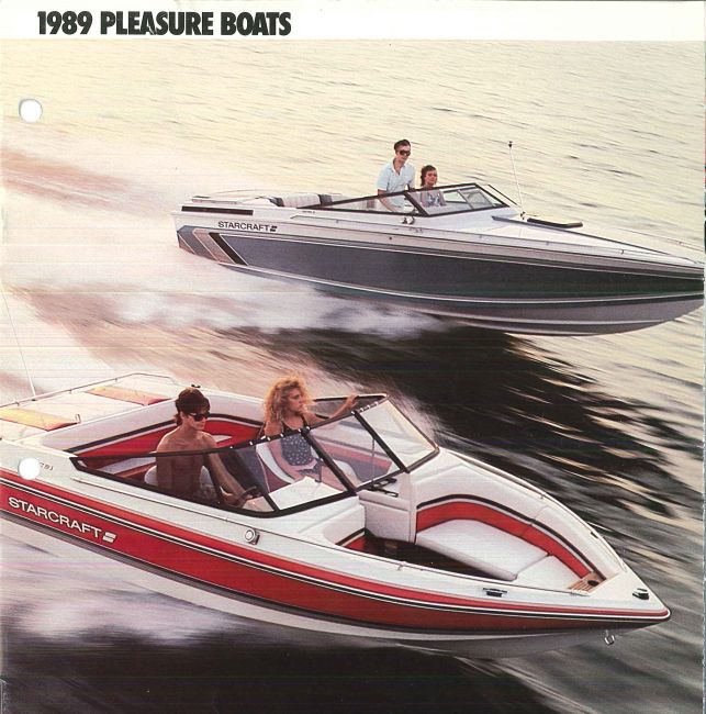 1989 Starcraft Pleasure Boats Catalog Cover
