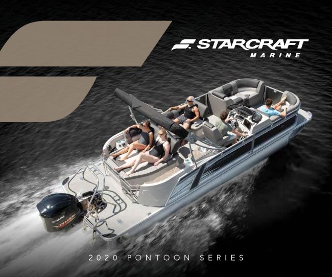 2020 Starcraft Marine Pontoon Catalog Cover