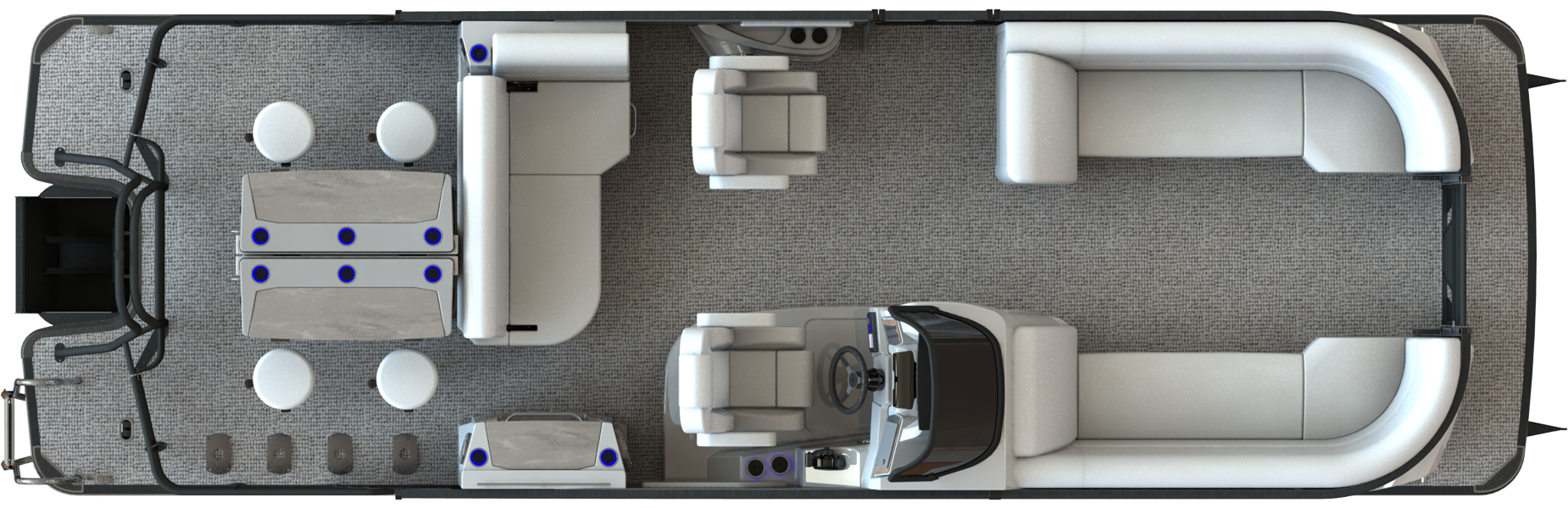 Overhead View of RX 23 DL DH Bar