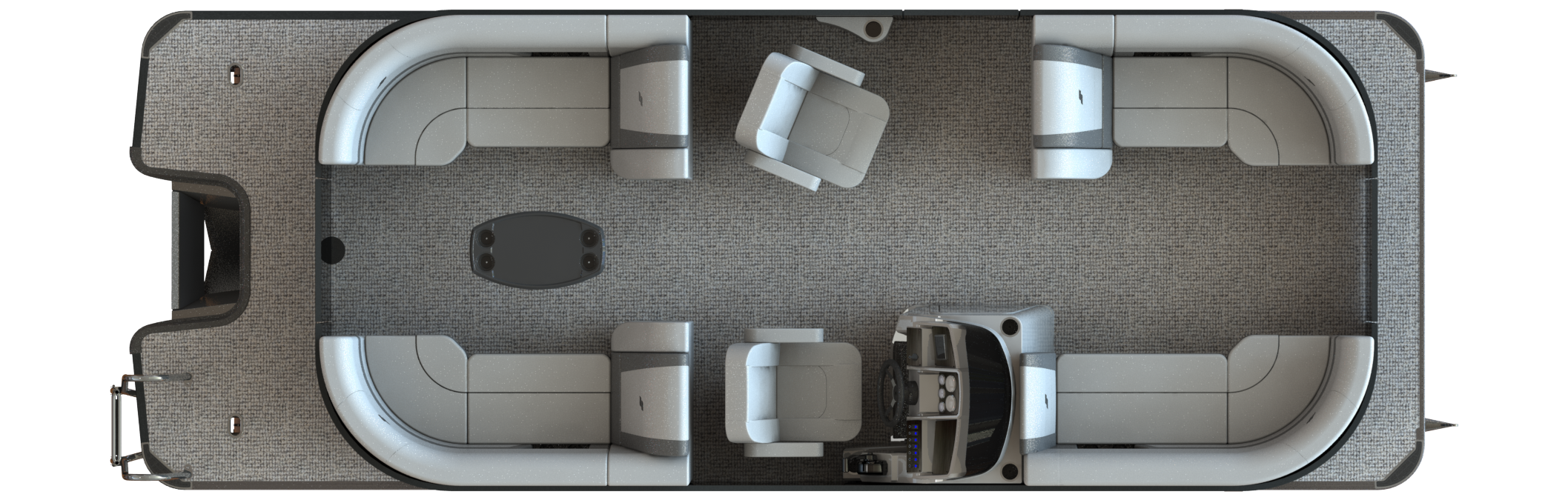 Overhead View of EXS 3 R DH