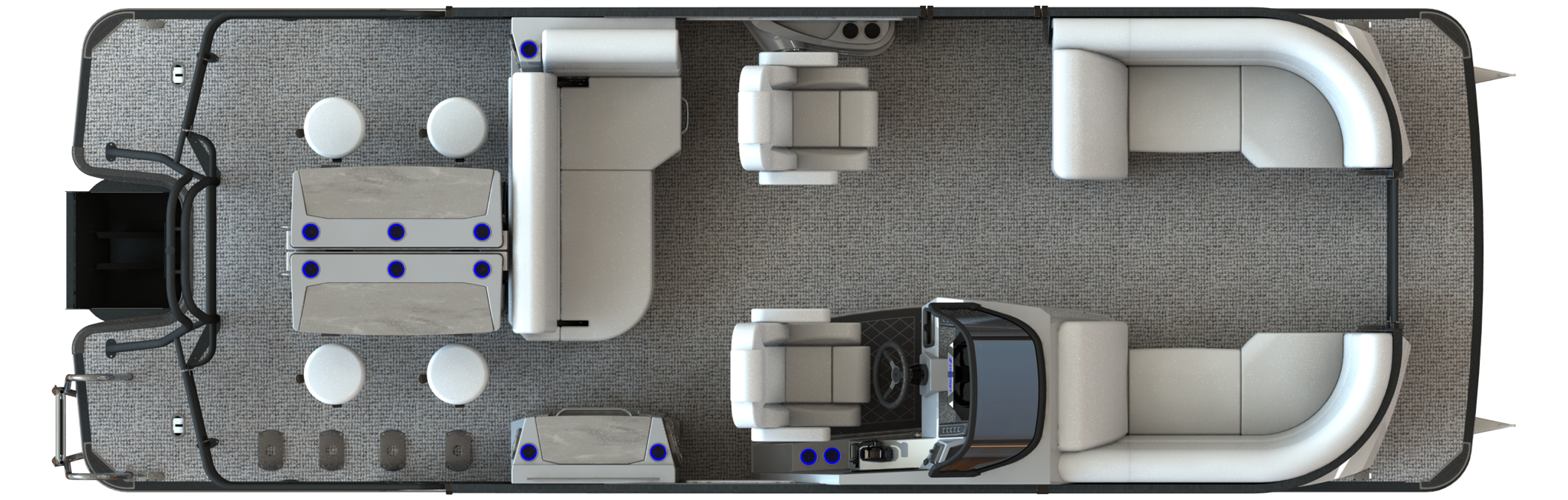 Overhead View of RX 23 DL DH Bar