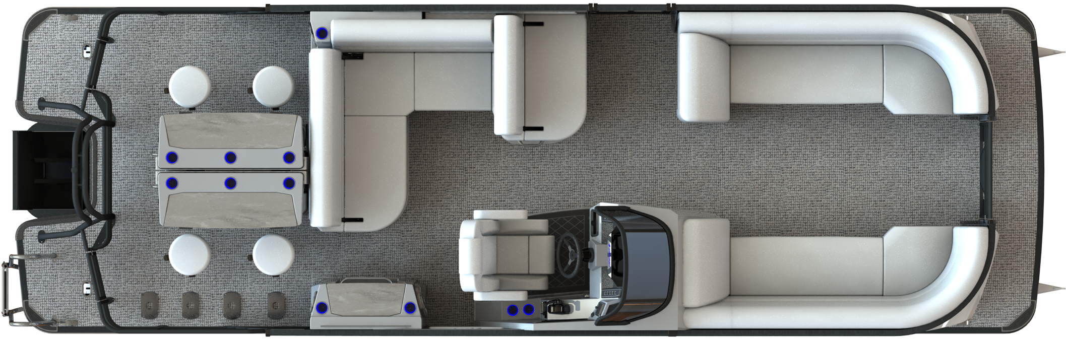 Overhead View of RX 25 DL Bar