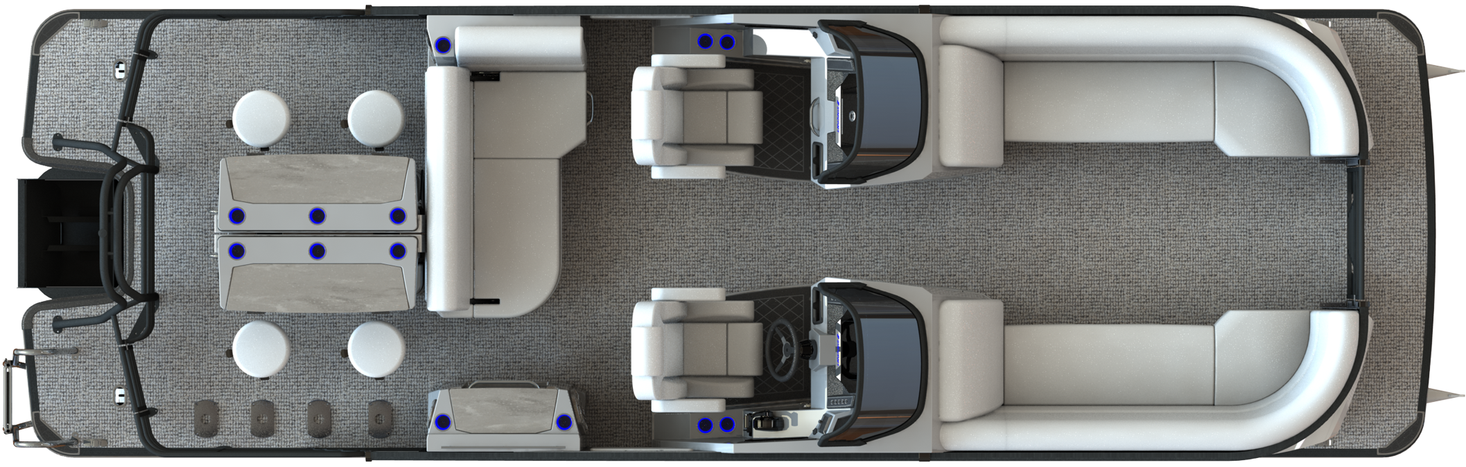Overhead View of RX 25 DL DC Bar