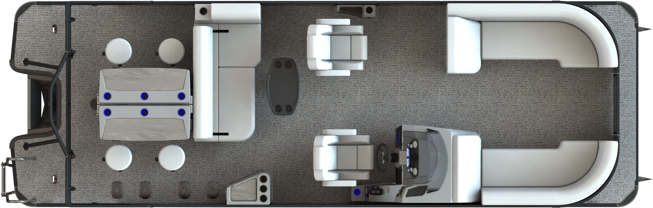 Overhead View of SLS 5 DL DH Bar 