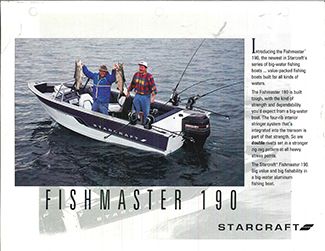 1993 Starcraft Fishmaster Catalog Cover