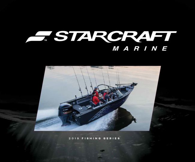 Pochette du catalogue de bateaux de pêche Starcraft 2019