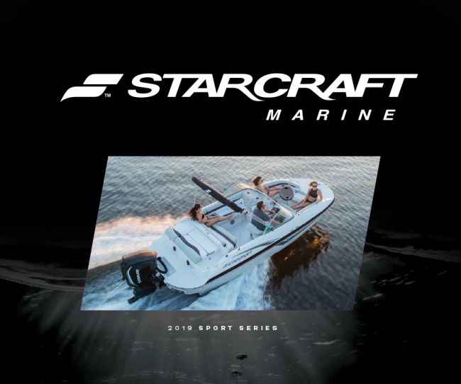 Pochette du catalogue de bateaux Starcraft Sport 2019
