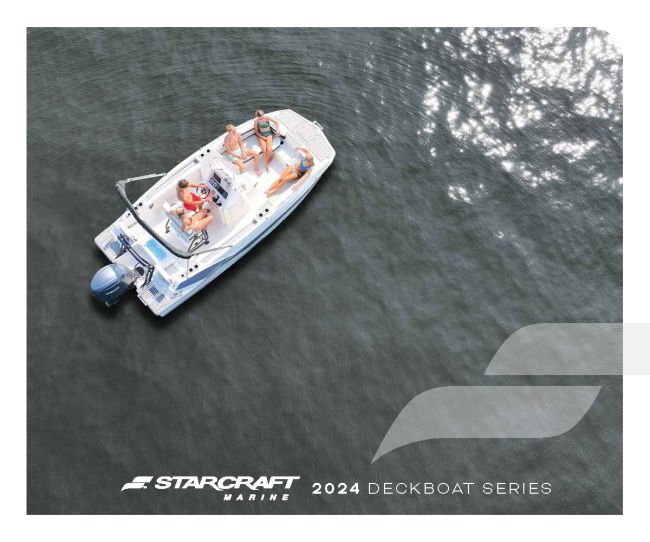 Couverture de brochure Starcraft Deckboat 2024