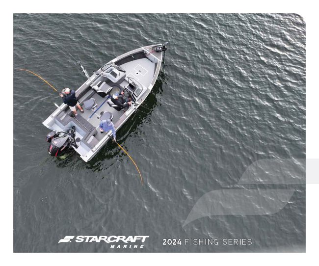 Couverture de la brochure de pêche Starcraft 2024