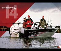 Pochette du catalogue de bateaux de pêche Starcraft 2014