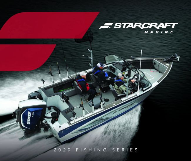 Pochette du catalogue de bateaux de pêche Starcraft 2020