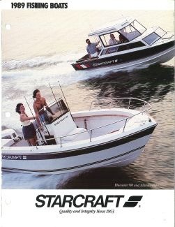Pochette du catalogue de pêche Starcraft 1989