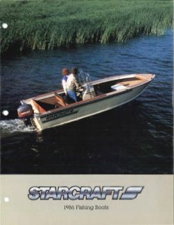 Pochette du catalogue de pêche Starcraft 1987