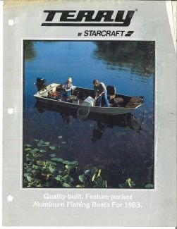 Star Craft Fishing Boats 1983 Couverture du catalogue