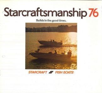 Pochette du catalogue de pêche Starcraft 1976
