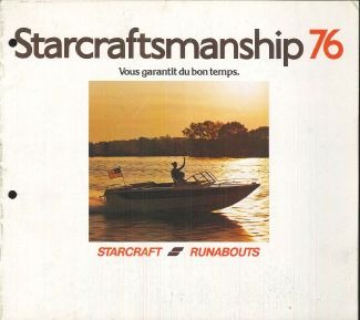 Couverture du catalogue Starcraft Runabouts 1976