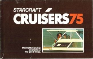 Couverture du catalogue des croiseurs Starcraft 1975