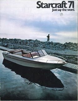Pochette du catalogue Starcraft Runabouts de 1971