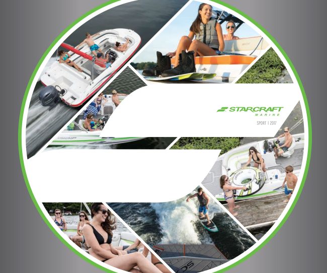 Pochette du catalogue de bateaux Starcraft Sport 2017